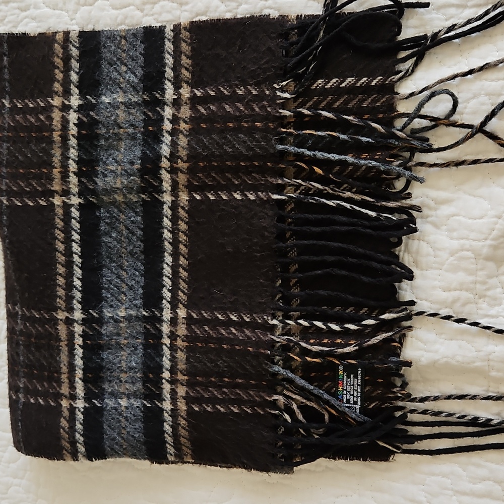 🧣HP🧣V.FRAAS Men's CASHMINK Scarf - Picture 8 of 8
